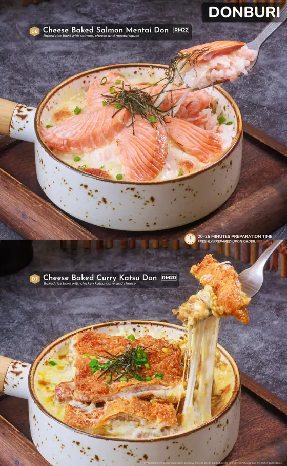 Sushi Hiro menu, page 29 — Donburi · Rice Bowls