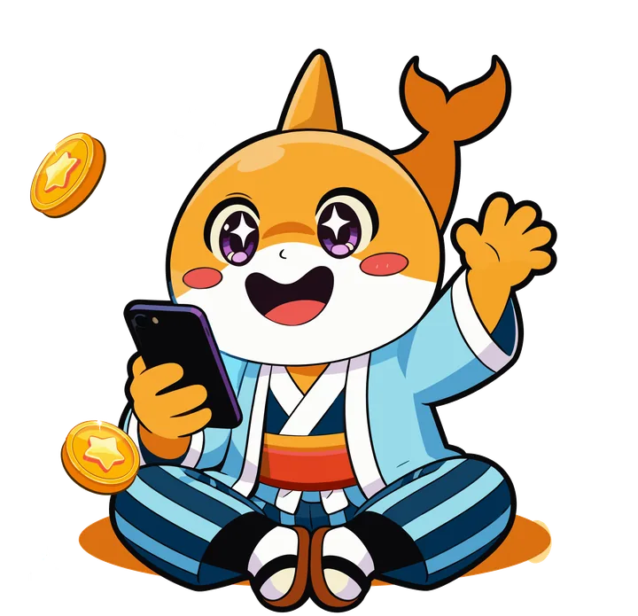 Hiro Boy collecting Hiro Rewards coins on his phone