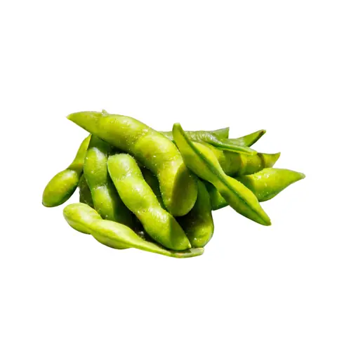 Edamame — Boiled green soybean with salt