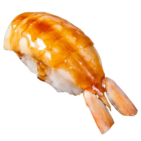Ebi Sushi Ume — Prawn with plum sauce