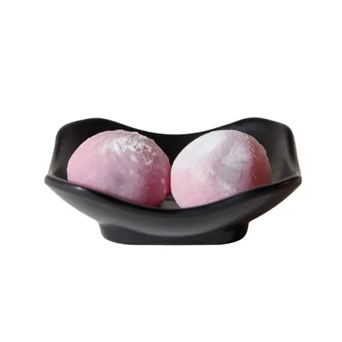 Red Bean Mochi — Soft mochi with sweet red bean