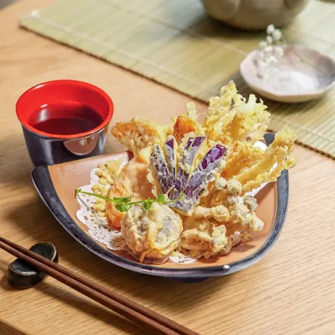 Yasai Tempura — Crispy battered assorted vegetable tempura