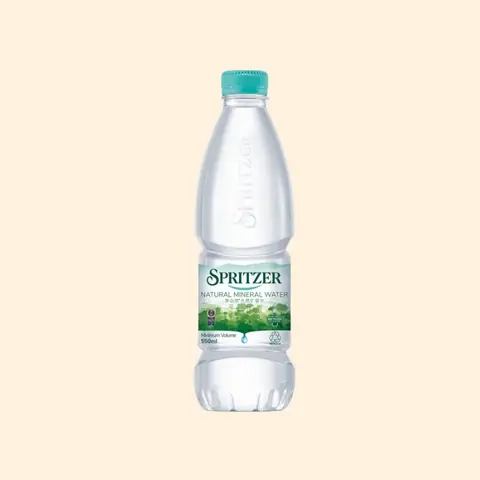Mineral Water — Cold or room temperature