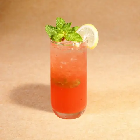 Lychee Rose Fizz — Lychee and rose soda