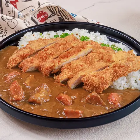 Tori Katsu Curry Rice — Japanese curry rice with crispy breaded chicken
