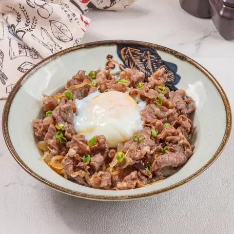 Yakiniku Don — Steamed Japanese rice with Aussie sliced beef