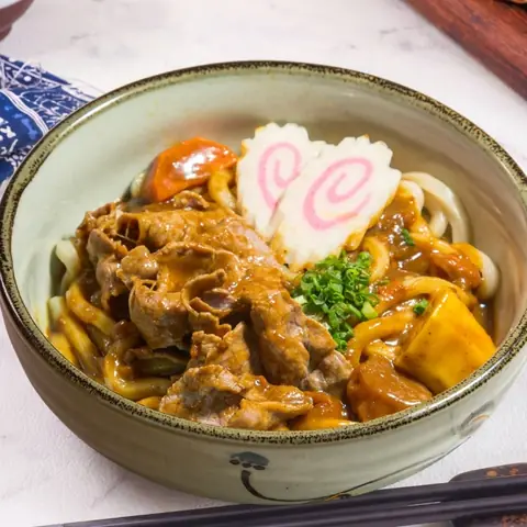 Gyu Niku Curry Udon / Soba — Udon or soba with Japanese curry and Aussie sliced beef