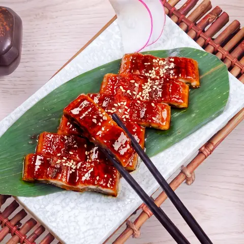 Unagi Kabayaki — Grilled eel glazed with kabayaki sauce
