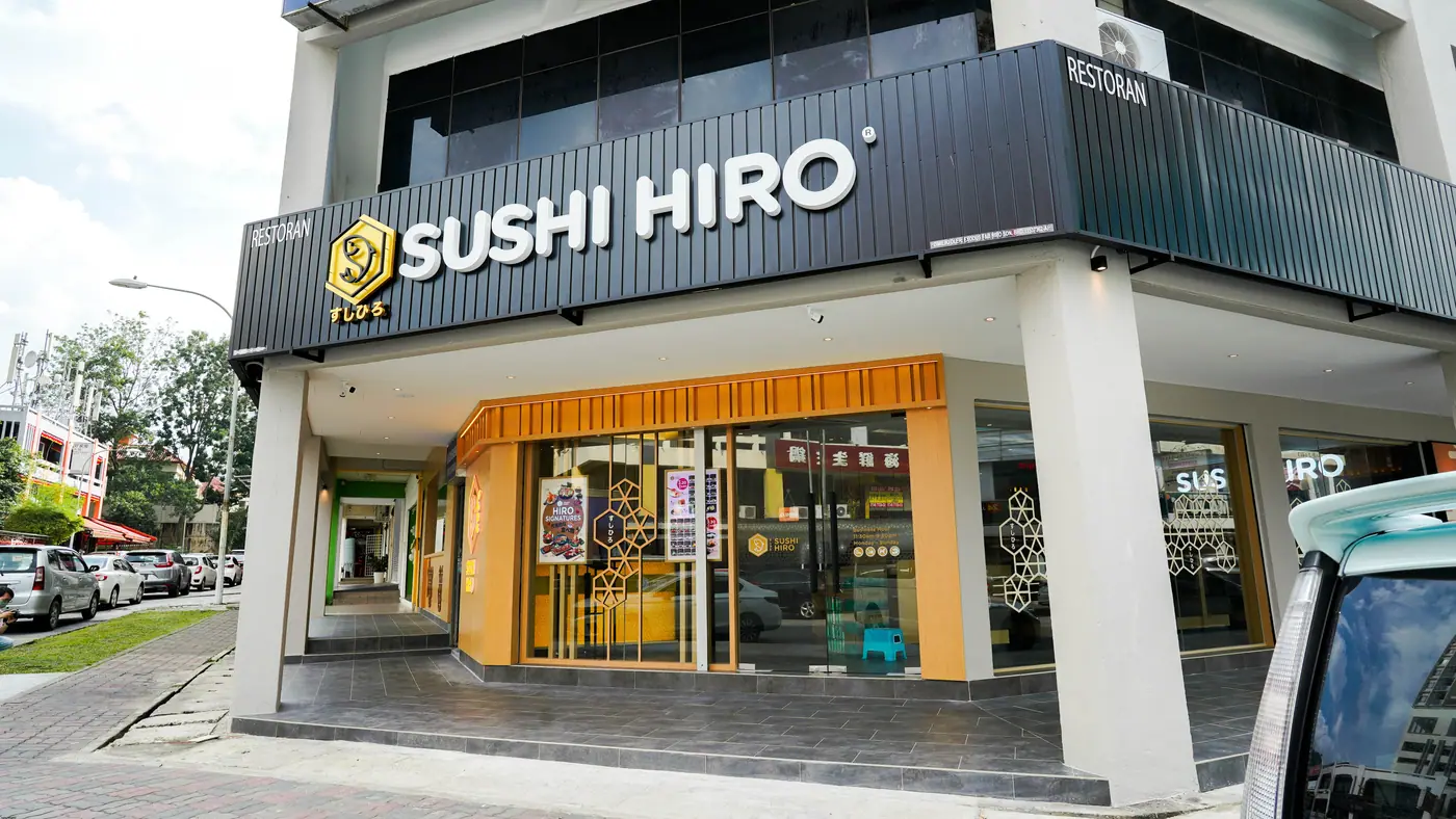 Sushi Hiro Menjalara storefront in Bandar Menjalara, Kepong