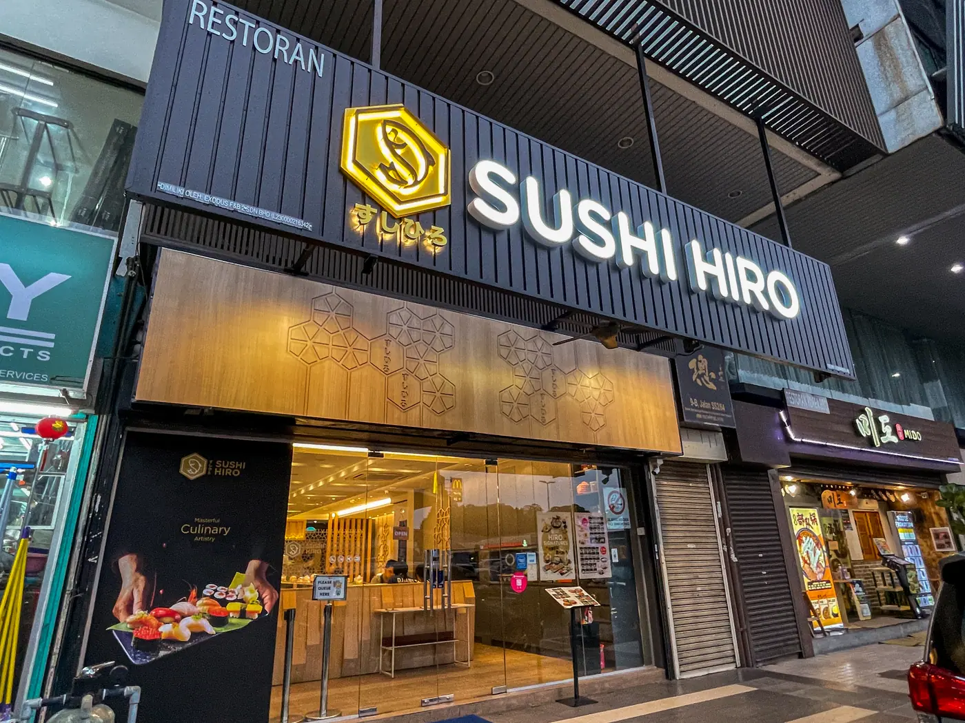 Sushi Hiro SS2 storefront in SS2, Petaling Jaya