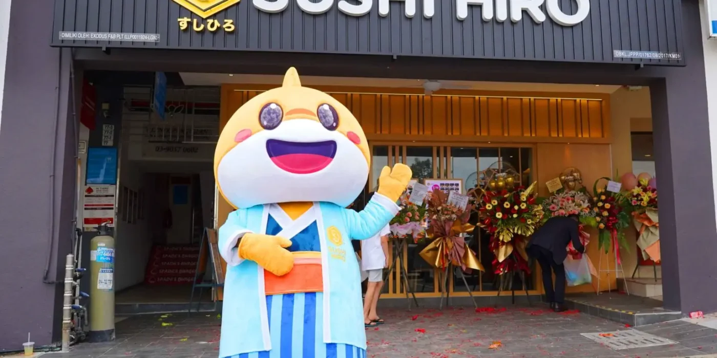 Hiro Boy at the Sushi Hiro Sri Petaling grand opening