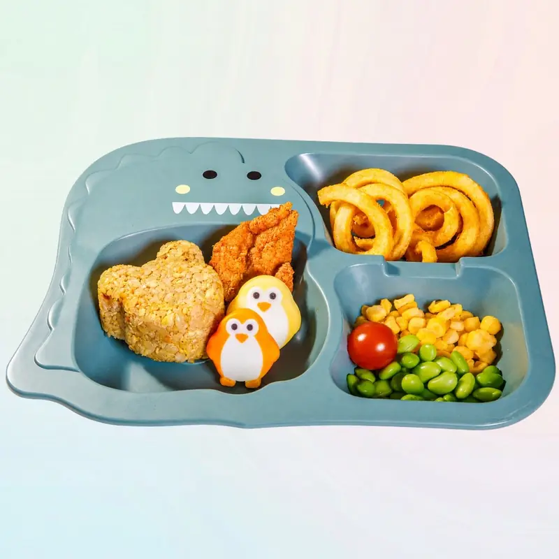 Hiro Chicky Fried Rice kids set on a character tray