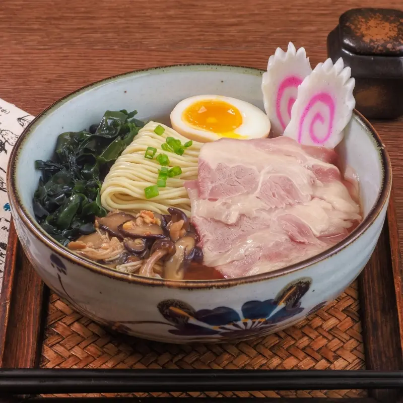 Gyuzan Ramen with Aussie beef, egg and mushrooms